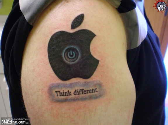  the first tattoo on the “worst” list just because it's an Apple tattoo.
