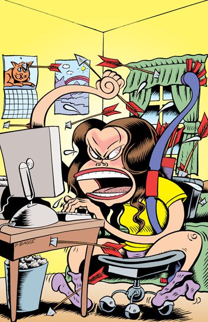 Peter Bagge cover for the Guild comic