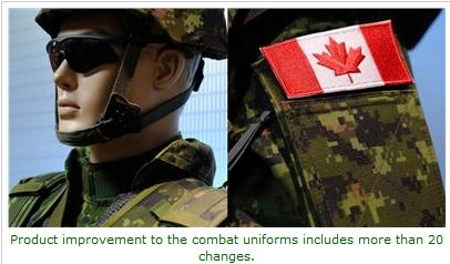Canadian Army uniform improvements