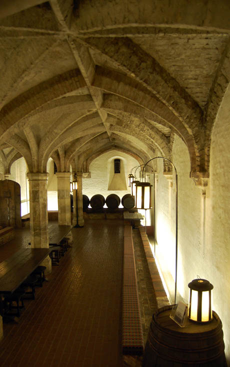IMAGE: Henry VIII’s wine cellar, photograph by Nicola Twilley. The cellar is apparently occasionally used to host Ministry of Defence dinners and receptions, but is otherwise off-limits to the public other than by special request.