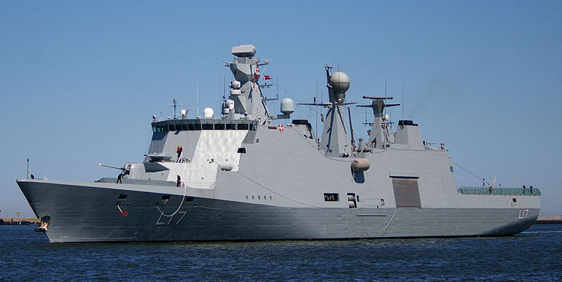 Danish Navy Combat Support Ship HDMS Esbern Snare in the port of Gdynia, prior to exercise US BALTOPS 2010.