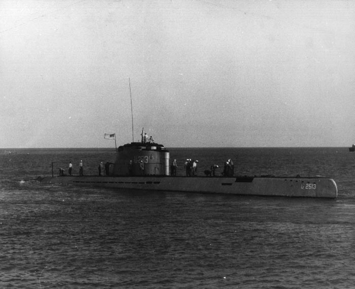 U-2513 off Key West, Florida - 30 October 1946