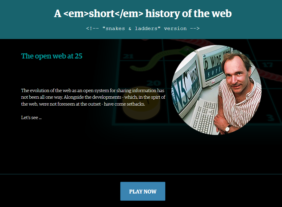 A short history of the web