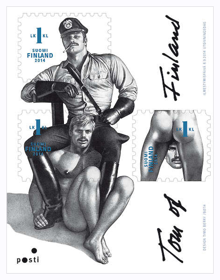 Finland issues Tom of Finland stamps