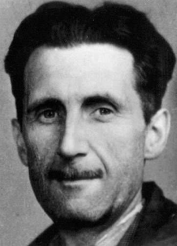 Orwell's press card portrait, 1943