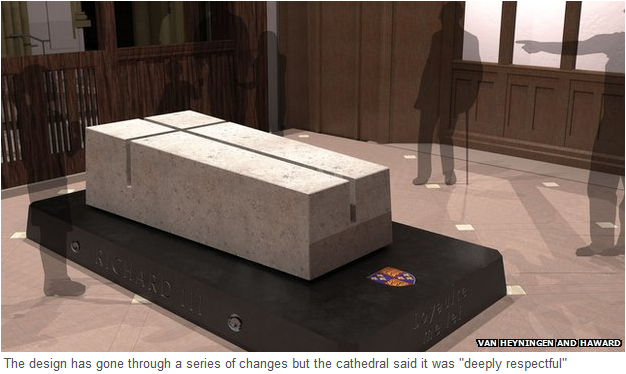 Design of Leicester tomb for Richard III