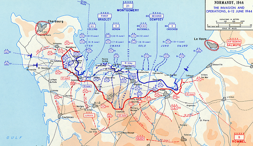 Operation Overlord (detail) Click to see full-sized image at wwii-info.net