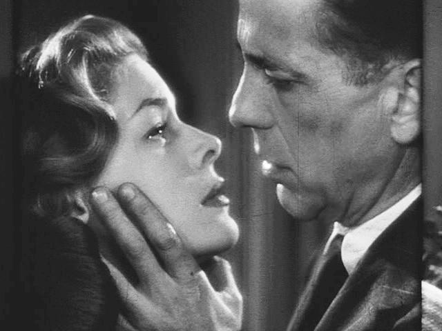 Lauren Bacall and Humphrey Bogart in the trailer for the film Dark Passage, 1947 (via Wikipedia)