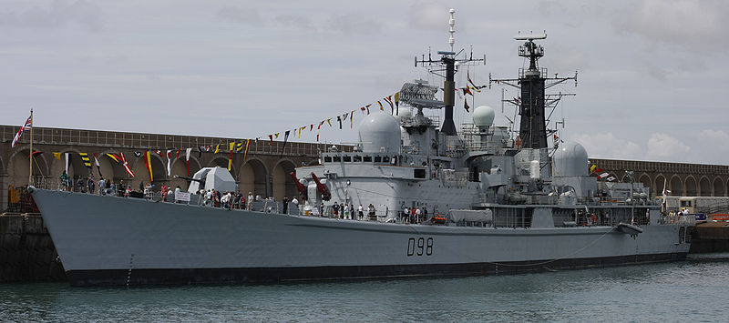 HMS York (D98) destroyer located at St. Helier, Jersey, Channel Islands for the Jersey Boat Show 2009 (via Wikipedia)