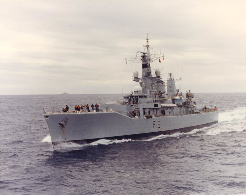 HMS Euryalus, one of 26 Leander Class frigates built for the RN