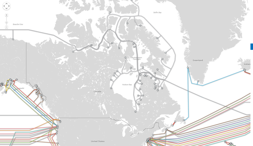 Submarine cables in Canada's Arctic