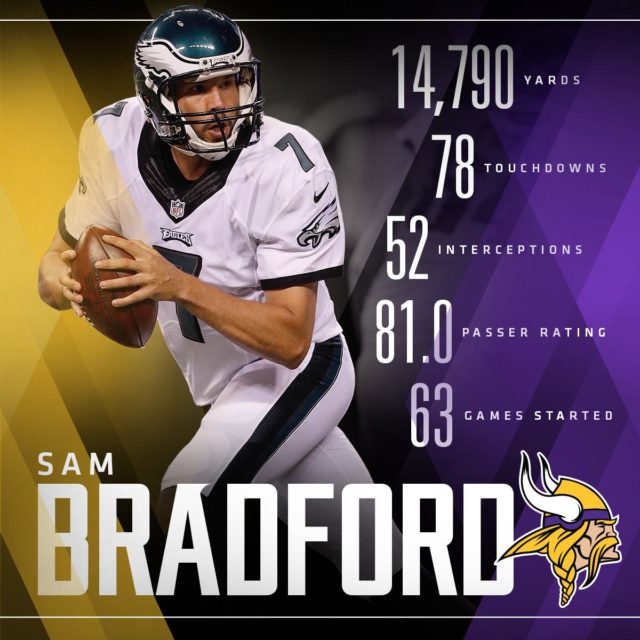 Sam Bradford stats
