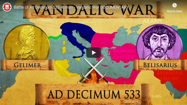 Battle of Ad Decimum 533 Roman – Vandalic War Documentary ...