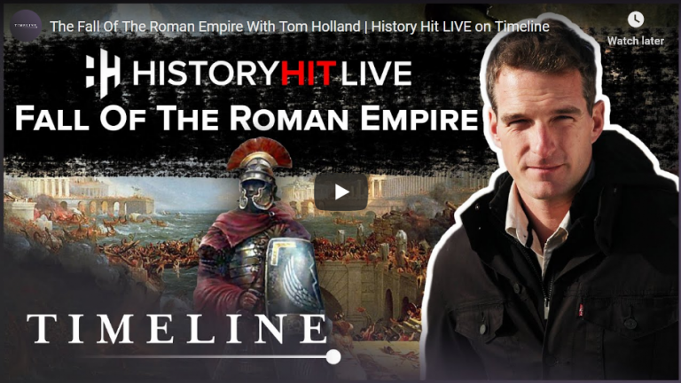 The Fall Of The Roman Empire With Tom Holland | History Hit LIVE on ...
